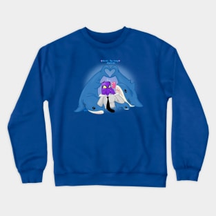 Never Too Many Sharkies Sharks Blahaj Crewneck Sweatshirt